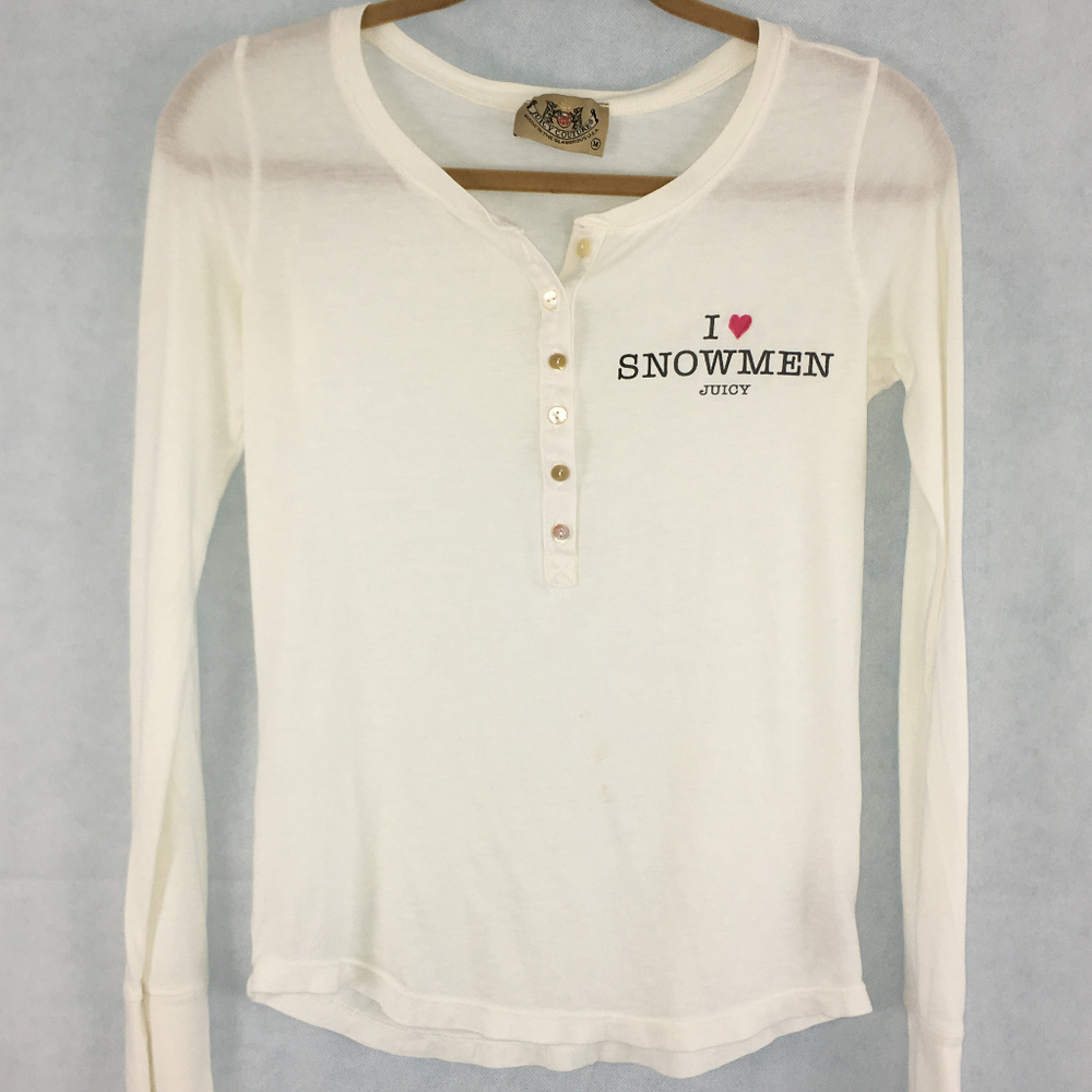 Juicy Couture Henley Sz M